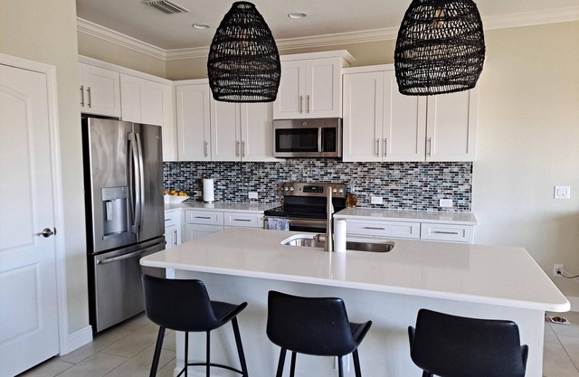 Modern, stylish, spacious condo in convenient Naples gated community location.