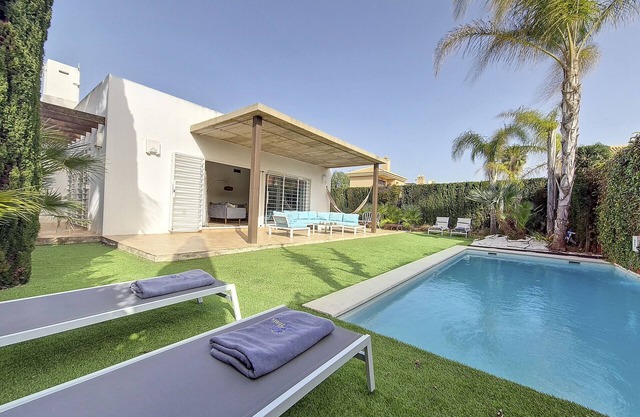 Modern villa with private pool and garden