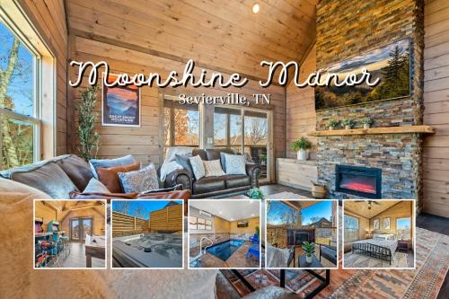 Moonshine Manor - Dogs, Indoor Pool, Hot Tub & Games Near Waterpark