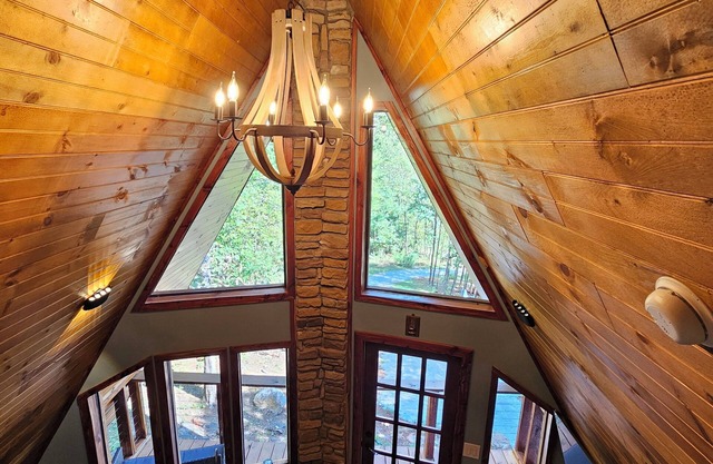 Mountain Breeze Chalet is custom built in the heart of the Smoky Mountains.