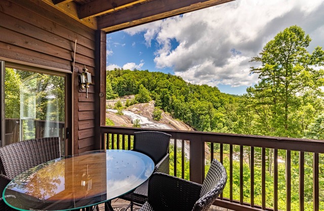 Mountain Condo with Spectacular View of Toxaway Falls