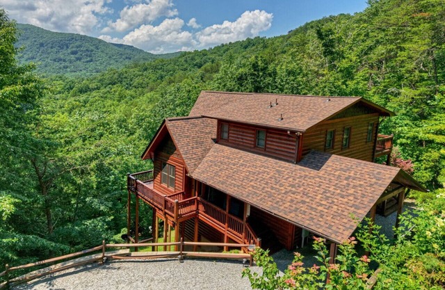 Mountain Dream Hideaway | Stylish Cabin w/Mountain Views, Hot Tub & Game Room