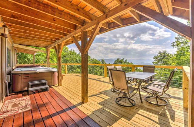 Mountain View Cabin w/Hot Tub: 27 Mi to Asheville