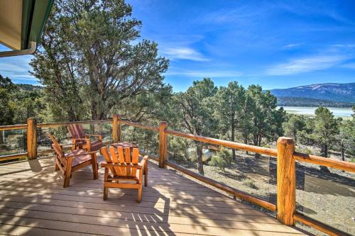 Mountain-View Home in Big Bear with Wraparound Deck