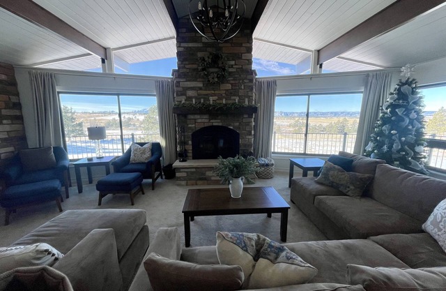 Mountain View Country Home with beautiful views out every window.n