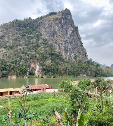 My village river side