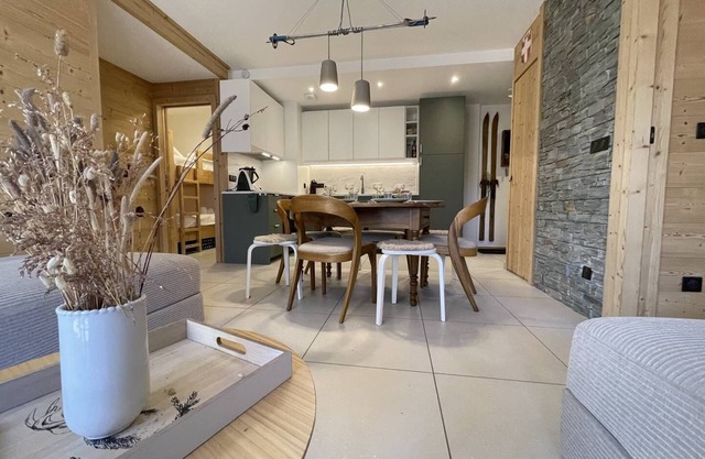 New 8-person flat in the heart of the village