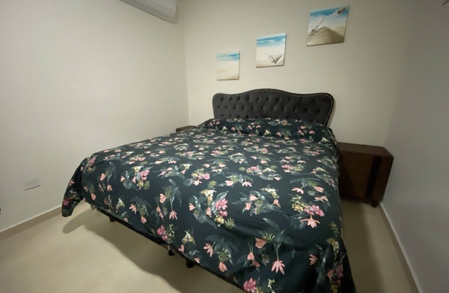New Apartment, first floor , security 24/7, garden/place for kids, outdoor pool.