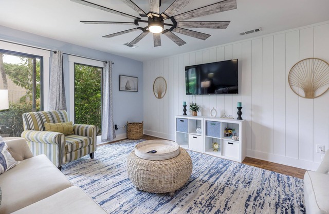 NEW! Coastal Family Villa w/Private Patio, BBQ, Bikes
