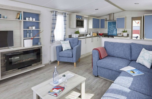 New in 2020 - 12ft wide caravan with one double, two twin.