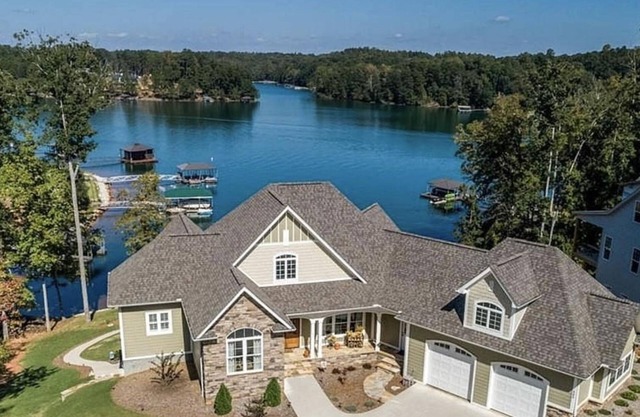 New! Lakefront with Views from Every Window - With Dock, Fire Pit, BBQ, Kayaks