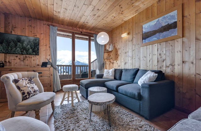 New triplex apartment, La Rosière, 2 parkings, wifi