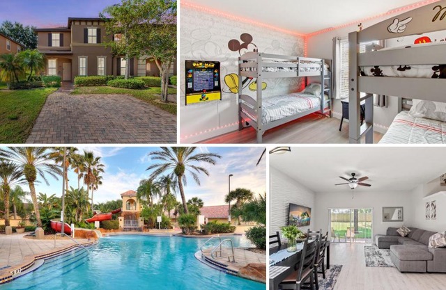 Newly Remodeled 4BD/4BA Townhouse-Regal Palms Resort Near Disney