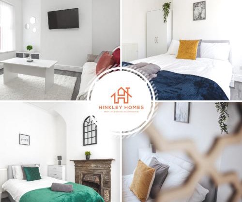 Newly renovated 4bed - Free parking - City Links By Hinkley Homes Short Lets & Serviced Accommodation