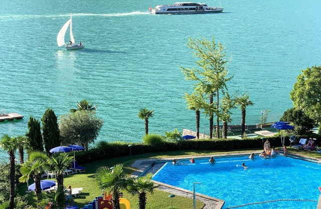 Nice apartment for 4 guests with pool, WIFI, A/C, TV, balcony, panoramic view and parking