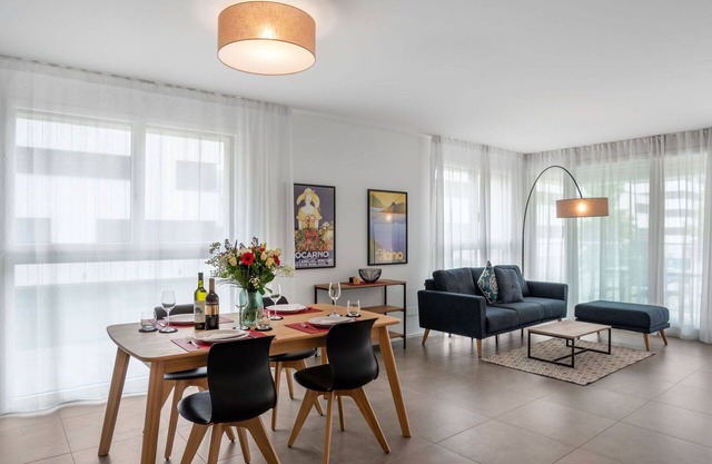 Nice apartment for 4 guests with WIFI, TV, balcony, pets allowed and parking