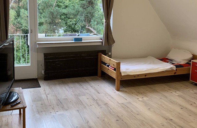 Nice studio (attic) with balcony, central location