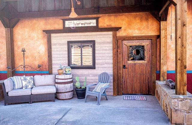 nnEscape to a cozy, four bedroom two-bath retreat on a beautiful working ranch!