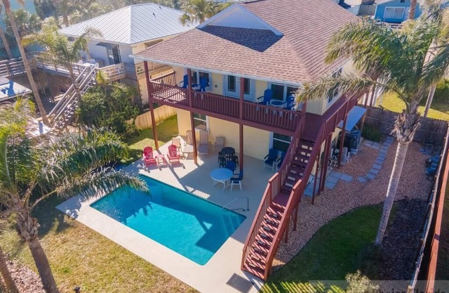 Ocean View Pool Home ~ Heated Pool ~ Steps to the Beach!