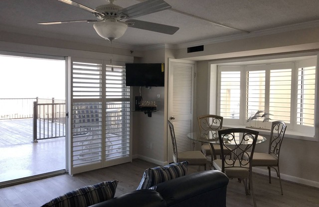 Oceanfront Condo! Enjoy direct access to Boardwalk, the beach or walk to venues.