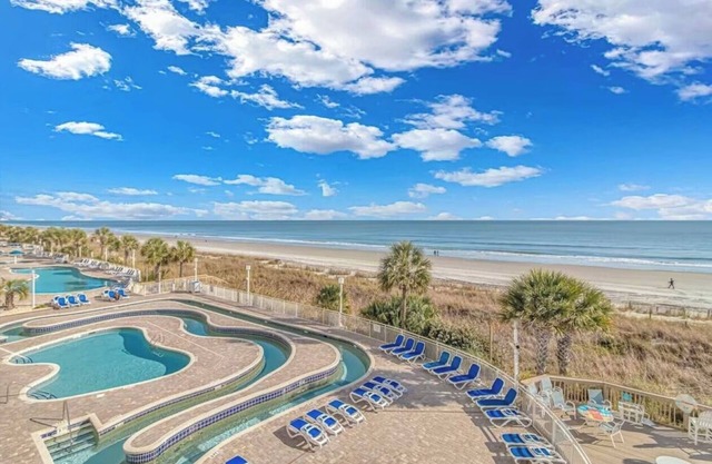 OceanFront Refreshed King Suite Pools&HotTub&LzyRiver
