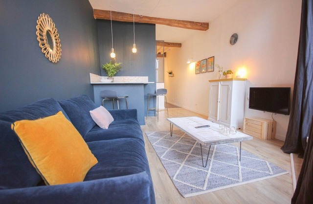 Old Town apartment with view