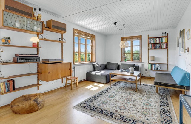 Older secluded house with large garden on Bornholm.