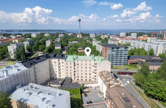One-bedroom apartment in historical Pyynikki area
