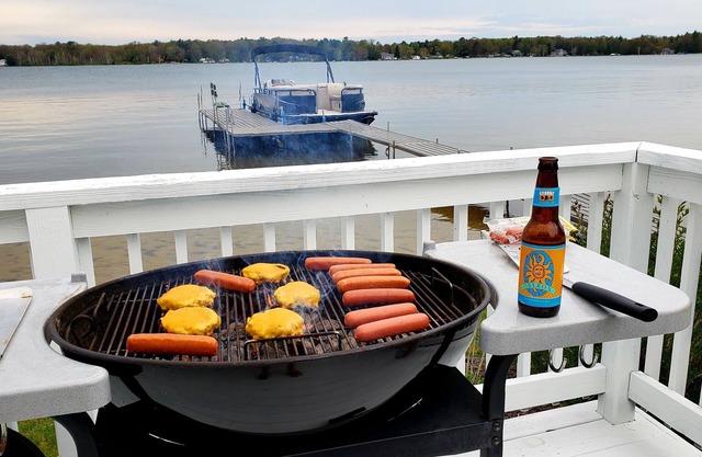 Otsego Lake Home with Beach, Extra lot, and Plenty of Privacy