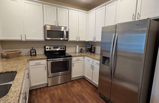 Our cozy apartment is in one of the most walkable areas in Charlotte!
