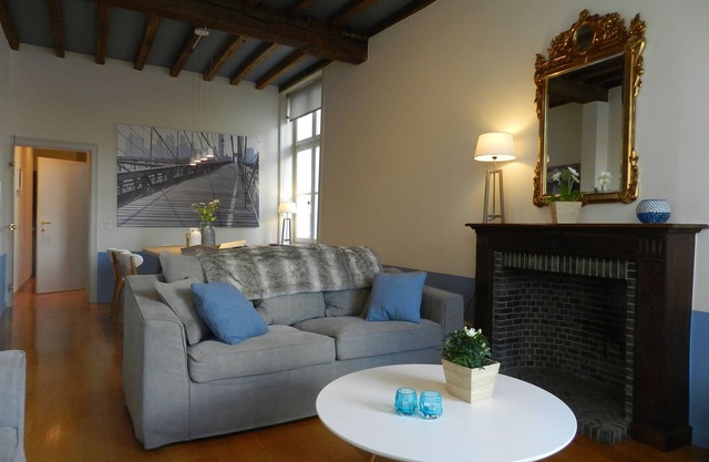 Our holiday apartment is located on the Sint-Annarei and offers a view of the mo