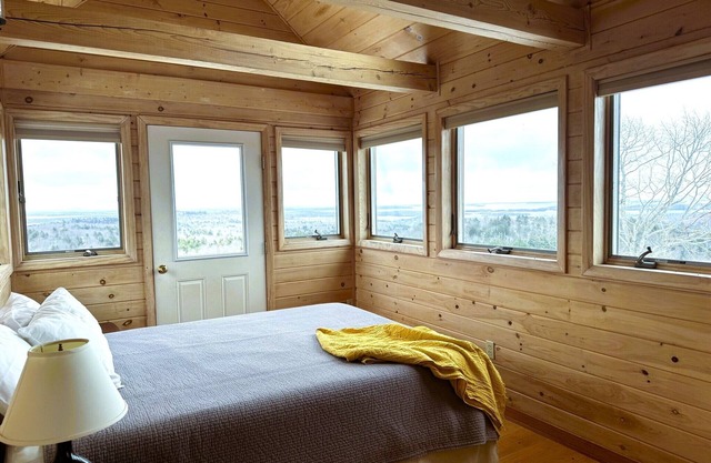 Overlooking Penobscot Bay with a view for as far as you can see