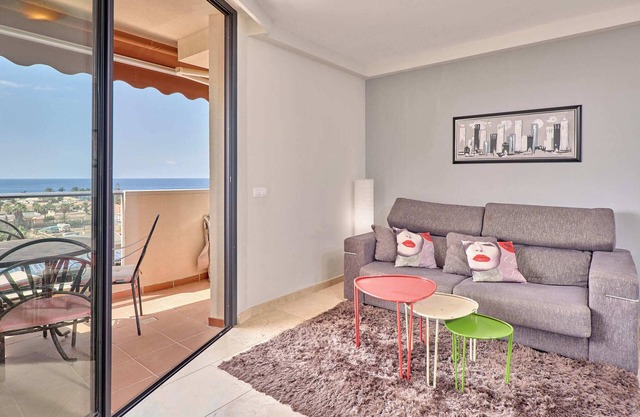 PALM MAR 4H 1 BEDROOM WITH INCREDIBLE SEA VIEW AT PALM M