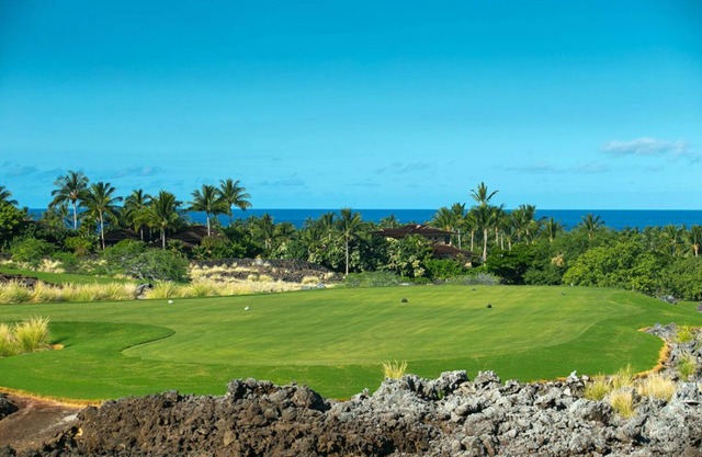 Panoramic Ocean and Golf Course Views ! Luxury Multi Level Townhouse at Hualalai Resort- includes 2 Golf Carts