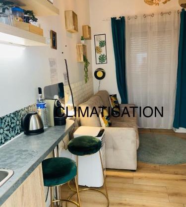 Paris studio cosy climatisé