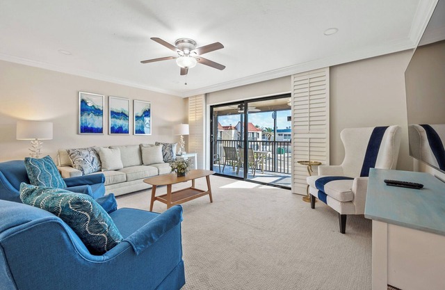 Partial Beach View 2 bedroom, 2 bath at Sanibel Moorings Resort #732