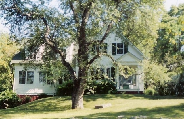 Picturesque New England Farmhouse-style home on lovely grounds near Bar Harbor