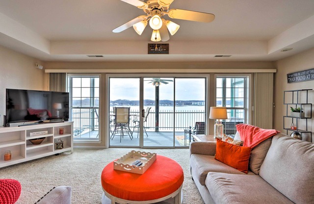 Pool Access: Waterfront Lake Ozark Condo w/Patio