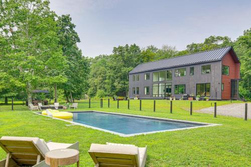 Pool and Private Acreage Luxe Hudson Valley Home