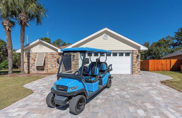 Private Beach Access~6 Seat Golf Cart~Updated and Added Baths~Community Pool