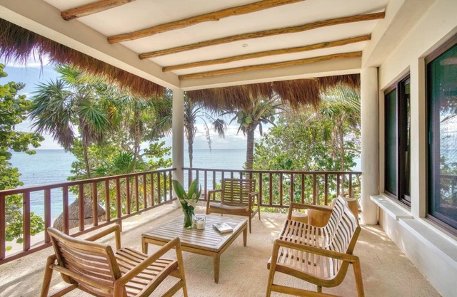 Private Beachfront Bungalow Estate: 6BR with Pool