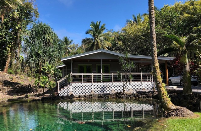 Private home across the street from the beach. Minutes from downtown Hilo
