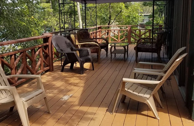 Private Lake George waterfront home with large deck and great views