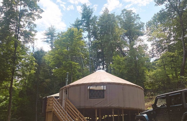 Private off grid yurt