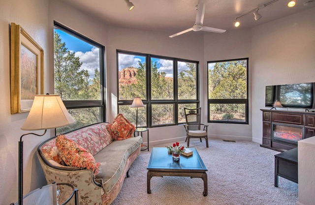 Private Patio & Red Rock Views: Sedona Apt!