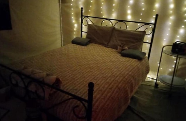 Private & peaceful furnished campsite on eco-farm