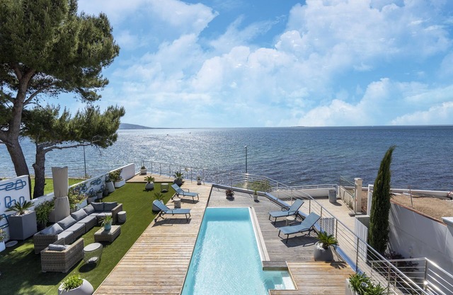 Private pool villa with magical lagoon view