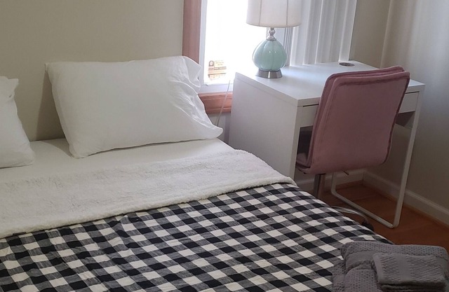 Private room with a bathroom and kitchen shared