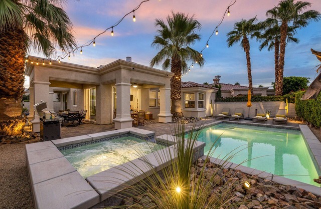 Private SW Pool & Spa, Tennis, Gym, Single story, 2 King Bedroom Ensuite's