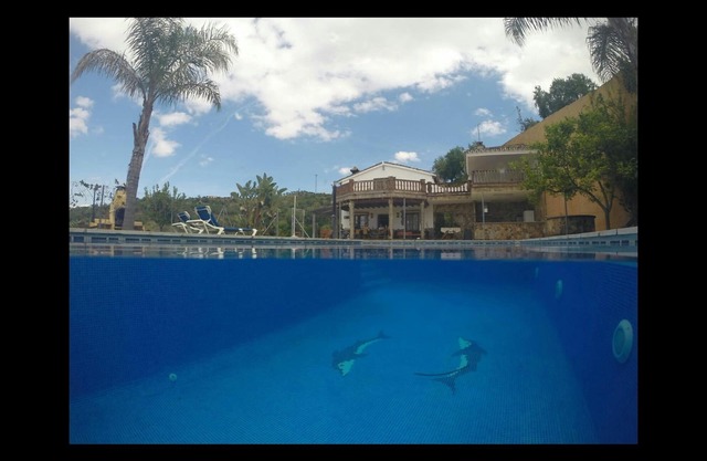 Private villa with jacuzzi in Guaro